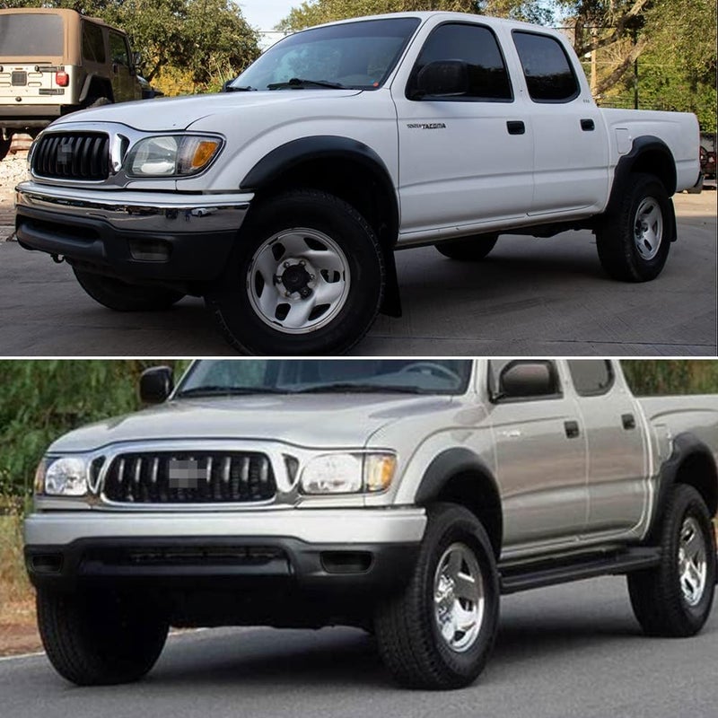 TurningMax For 2001 2002 2003 2004 Toyota Tacoma Front Bumper Turn Signal Lights Housing 81510-04080 TO2531140 Smoked Lens - Image 4